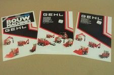 3 brochures Gehl skid steer