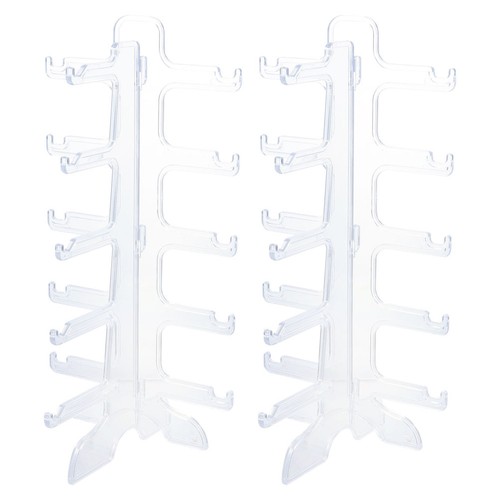 Transparent plastic glasses - plastic,