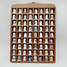 Vintage Thimble Display Case