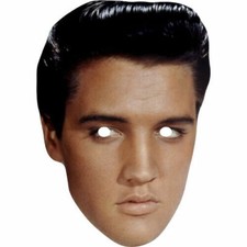 Elvis Presley Celebrity Card Face Mask - Ready To Wear - Fancy Dress