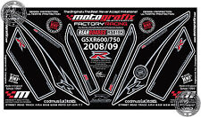 Suzuki GSXR 600 750 K8 K9 Rear Fairing Number Board Motografix 3D Gel Protector