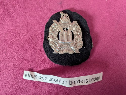 Kings own scottish borderers - kings,