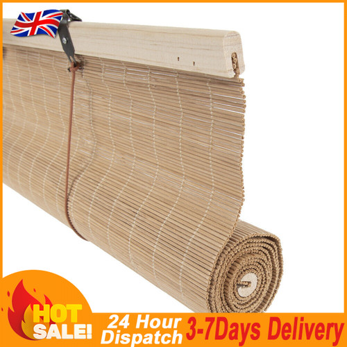 80x150cm natural bamboo - natural, roller