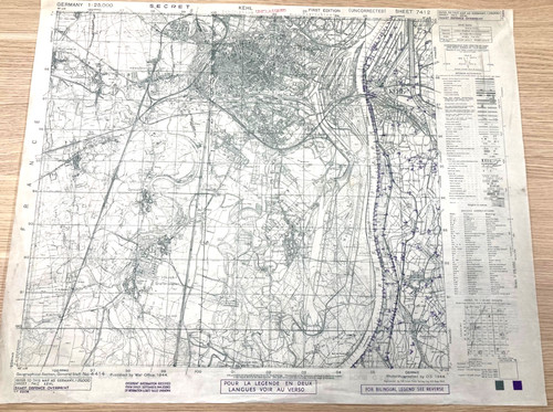Original ww2 allied - ww2, 1:25,000