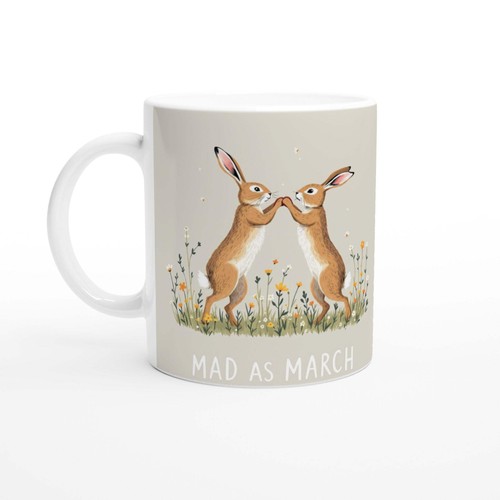 Hare boxing spring coffee tea - spring,