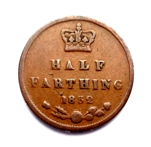 Victoria 1852 half farthing - 1852,