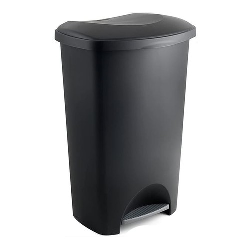 Addis 50l pedal bin - 50l, black