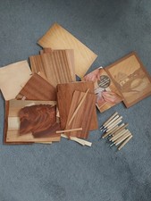 Marquetry Craft Set and lots of real wood veneers