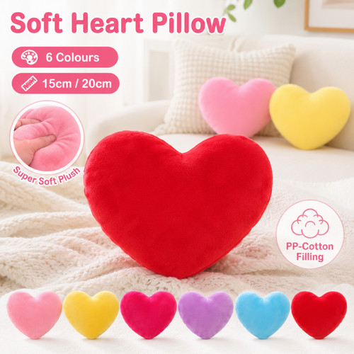 Small heart shaped pillow - shaped,