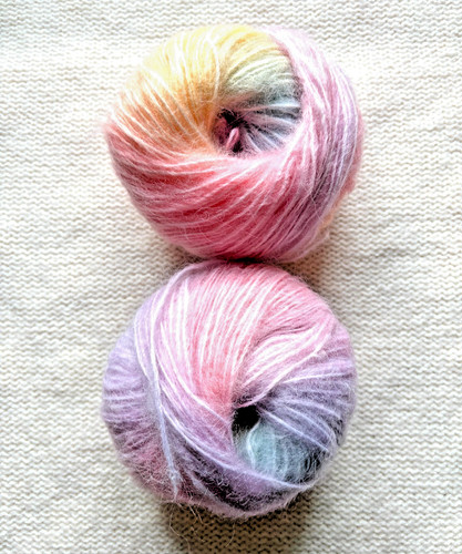 Balls 50g mohair wool yarn - balls,