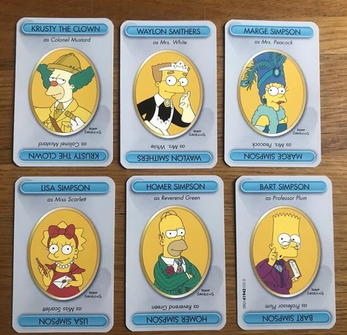 Parker cluedo the simpsons - parker,