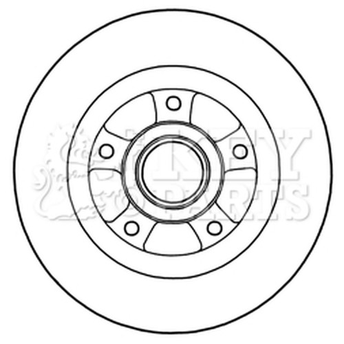 Brake discs solid for - 2x,