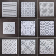 Sashiko Stencils Embroidery