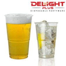 PLASTIC PINT GLASSES