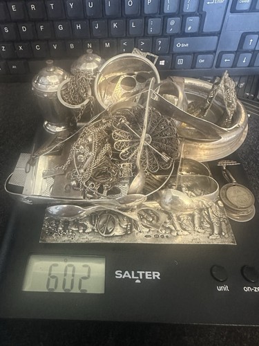 Scrap silver 925 joblot - 925,