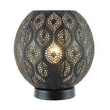 Floral Moroccan Table Lamp in