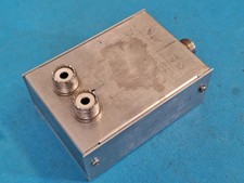 Project Box ~ 1.50" x 2.80" x 4.00 " ~ 18 SWG Aluminium ~ With 3 x SO239 sockets