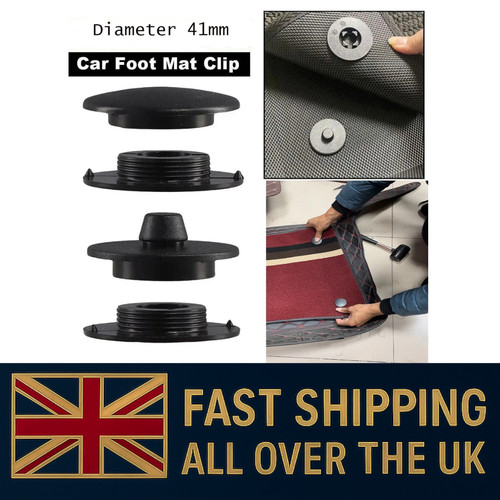 4pcs car mat - carpet, clips