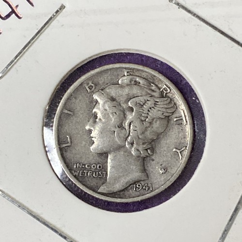 1941 mercury dime silver - mercury,
