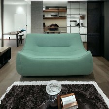 Vintage SAKE two seater modular mint colour sofa by Ligne Roset