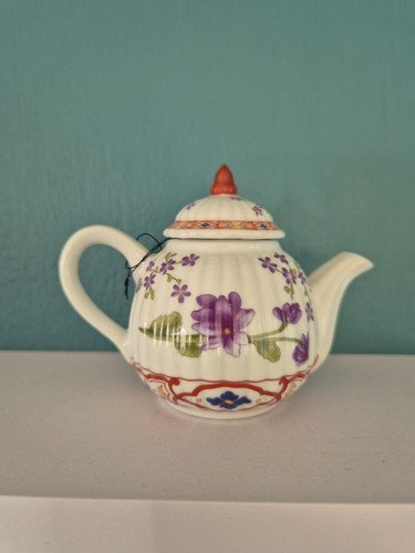 Porcelain art miniature teapot - art,