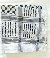 Palestinian Shemagh (scarve) Black/White, Genuine & Original & highest quality  