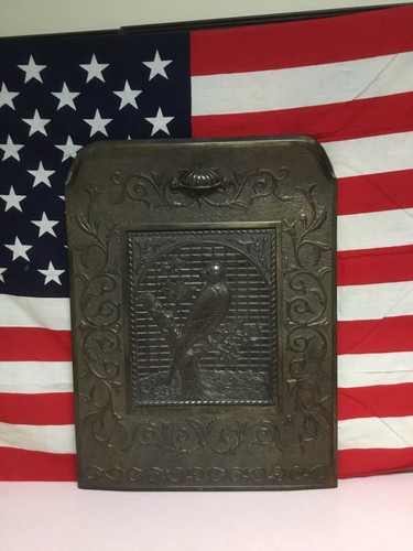 Rare antique fireback cast - antique,