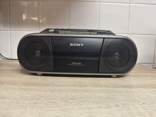 Sony cfd s01 portable radio - portable, cd