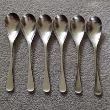 6 fruit spoons Old Hall Alveston Robert Welch Stainless Steel 16.5cm Rare vgc