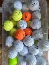 24 Multicoloured Used Slazenger Golf Balls Great Condition