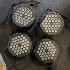 Set of 4 Par LED Lighting Cans. DMX or stand alone on Automatic.