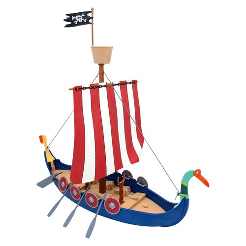 Playmobil ship blue - , red