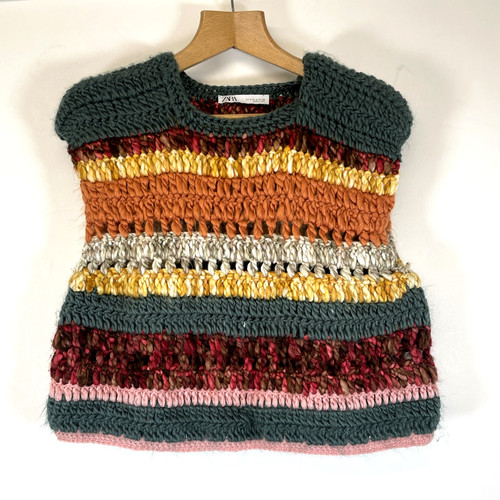 Zara multicoloured chunky knit - zara,