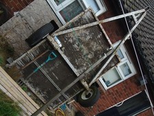 nice 6ft by 4ft large trailer, good tyres, needs TLC but is ok as is