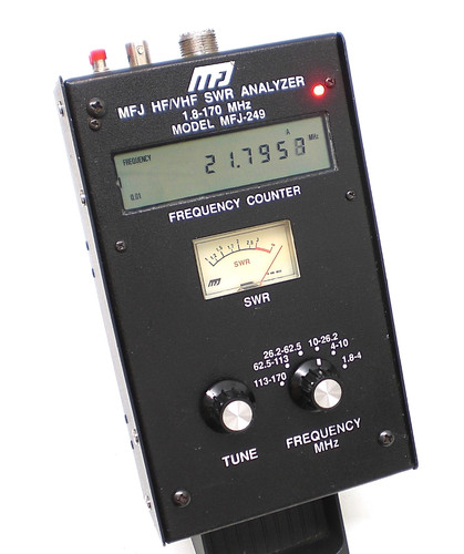 Mfj 249 vhf antenna - hf, swr