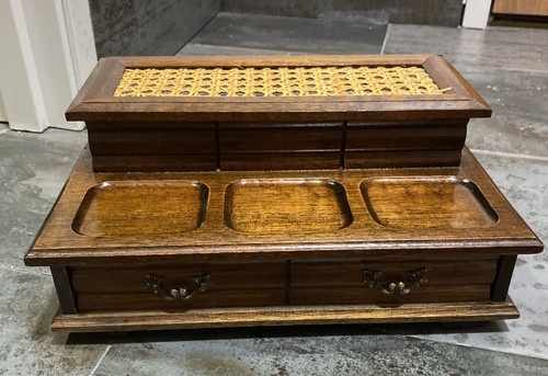 Vintage wooden mens - wooden, box