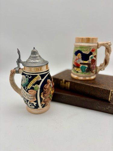 Vintage german beer - beer, steins