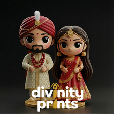 DIY Indian Wedding Cake Topper