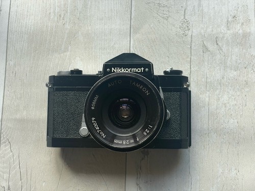 Nikon nikkormat black 35mm - nikon,