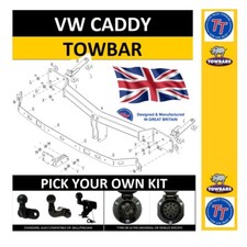 Towbar to fit VW Volkswagen Caddy Van MPV 2004 to Jan 2021  Towball Electrics