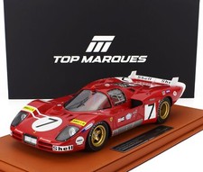 Top Marques - 1:18 Ferrari 512S 5.0L V12 Sefac Spa No.7 24h Le Mans 1970 Dere...
