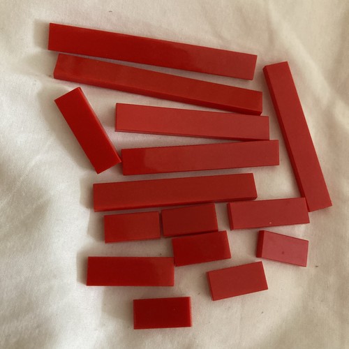 Lego flat red bricks - lego,