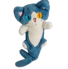 Anime Style Blue Cat Plush Toy Kawaii Stuffed Animal Cute Cartoon Gift