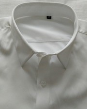 Chinese Sample Shirt - Formal - School - Casual Shirt - Plain White - Large NEW