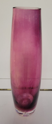 Raspberry pink glass - raspberry, rounded