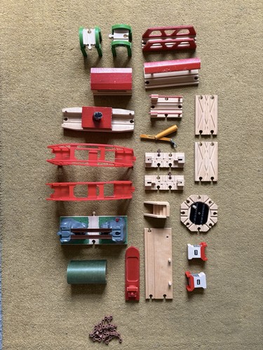 Brio vintage wooden train - train, set