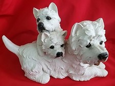 Large Cute Westie & Pups Dogs
