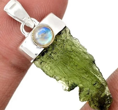 Natural moldavite 5x10 - moldavite,