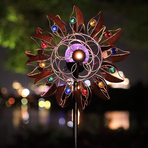 Solar wind spinner with - wind,