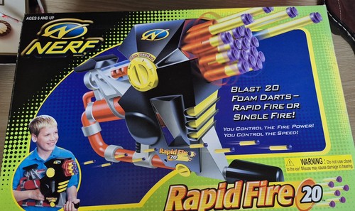Vintage nerf rapid fire - fire, 20